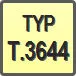 Piktogram - Typ: T.3644